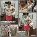 Upsize: Custom Fit A Too-Small Blouse
